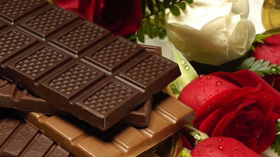 Chocolat pour une peau saine.