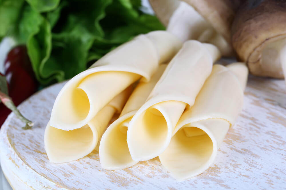 Le fromage fondu.