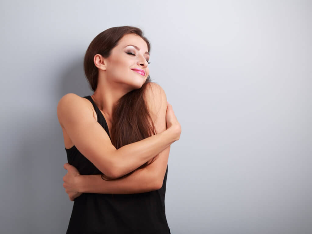 femme heureuse