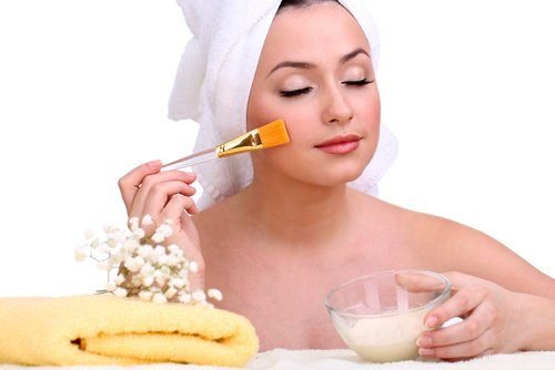 exfoliant au riz pour le visage
