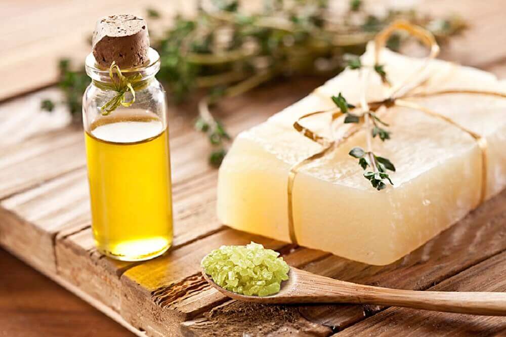 Savon naturel contre les infections.