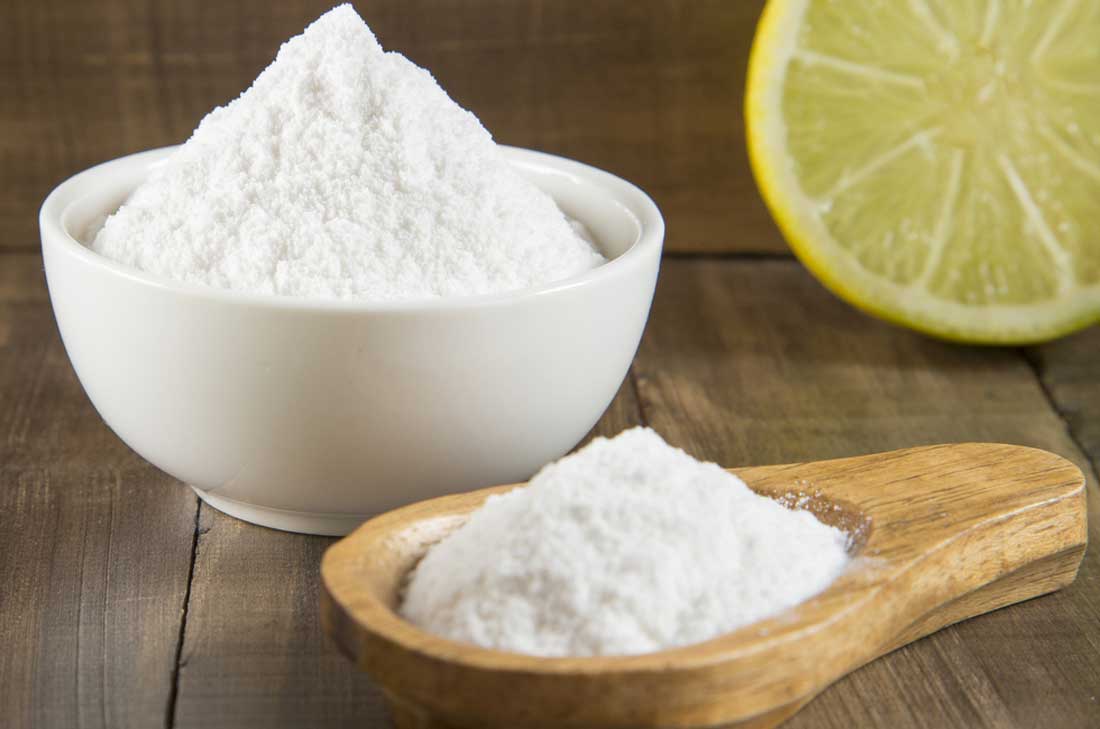 bicarbonate et citron