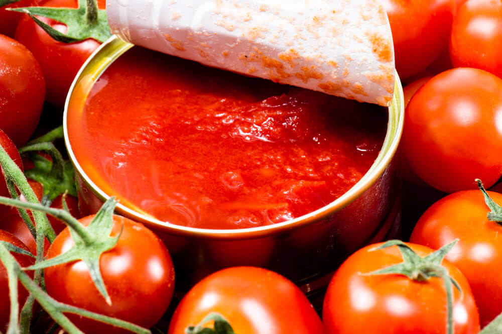 sauce tomate en conserve