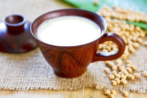 une tasse de lait
