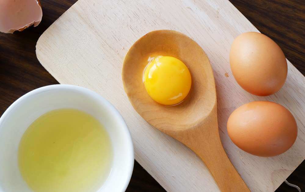 masque oeuf lait