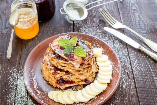 pancakes à la banane