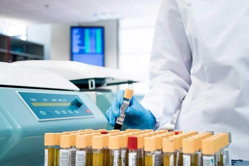 Laboratoire d'analyse.