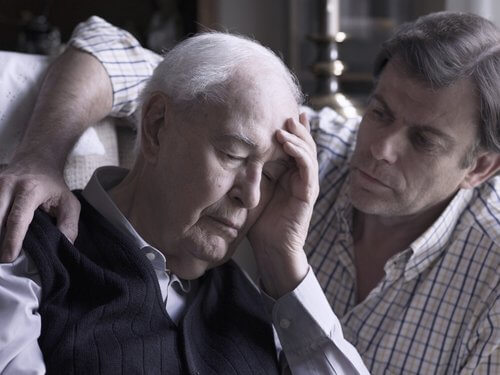 homme souffrant de la maladie d'alzheimer