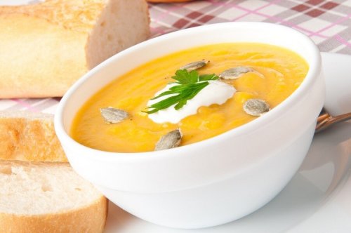 recette de crème à la citrouille.
