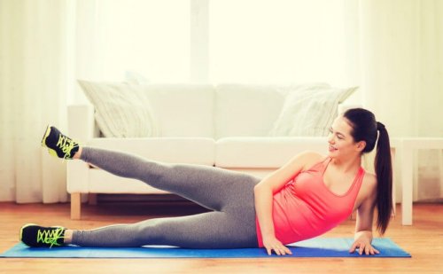 élévation latérale de la jambe