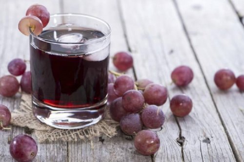 Jus antioxydant de raisin
