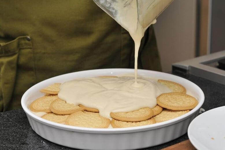 préparation du Carlota de limon