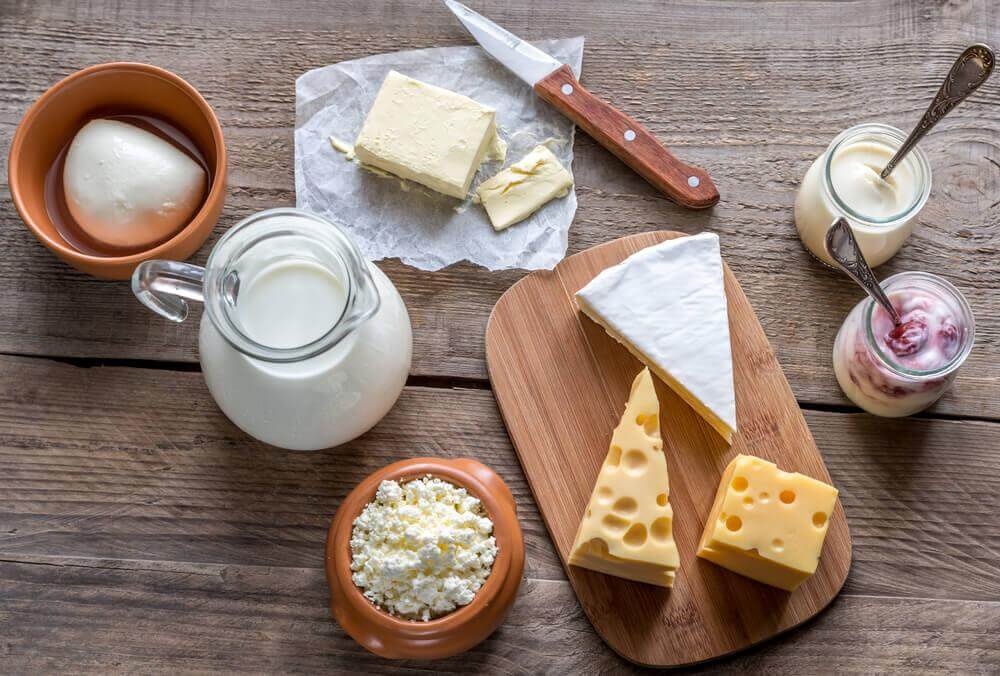 les produits laitiers sont source de protéines maigres