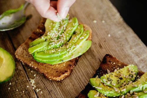 L'avocat en petits-déjeuners.