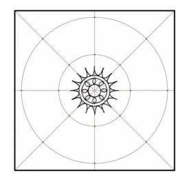 Premiers motifs des mandalas.