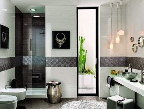la décoration de la salle de bain : aérations