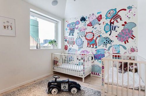 décorer la chambre de votre bébé : les murs