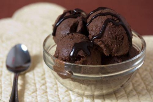 Glace au chocolat