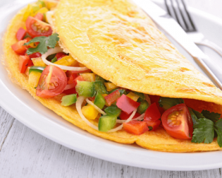 2 recettes d'omelettes aux légumes