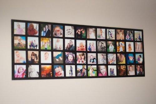 créer des cadres avec des photos de famille