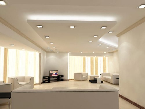 ondulations pour décorer un plafond