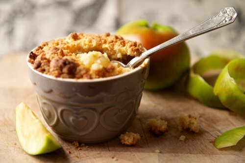pudding aux pommes