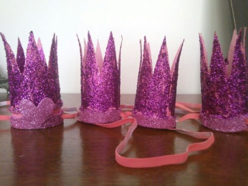 chapeaux de fête : couronnes de princesses