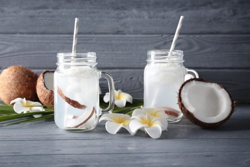 l'eau de coco aide au sevrage de caféine