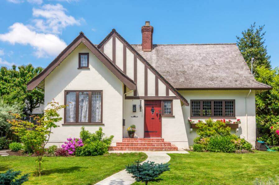 décorer votre entrée avec de la pelouse