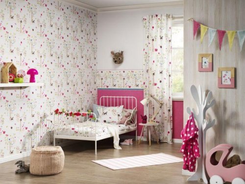 papier peint dans la chambre des enfants