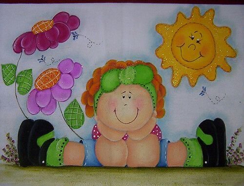 Peinture country avec des éclaboussures.