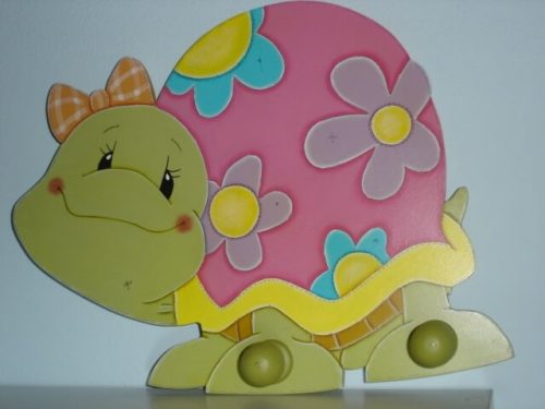 Peinture country avec des points.