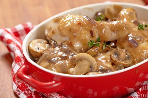comment préparer la cocotte aux champignons