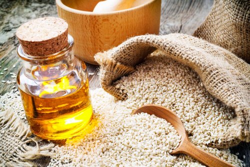 Recette de riz au sésame.