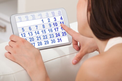 calendrier des menstruations