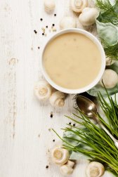 Comment préparer une crème de champignons?