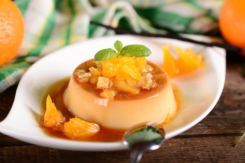recettes pour préparer un délicieux flan à l'orange