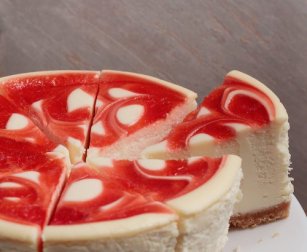 Recette de gâteau au fromage et à la confiture de fraise