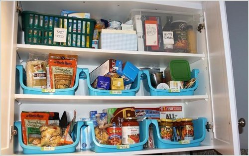 organisez votre garde-manger avec des rangements