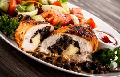 Recette de poitrine de poulet au four farcie