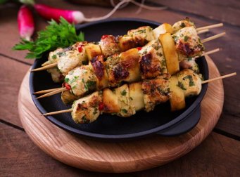 Recette maison de brochettes de poulet