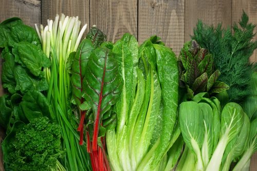 Aliments recommandés pour le régime anti-dépression: légumes verts