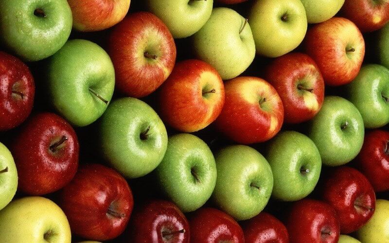 régime à base de pommes