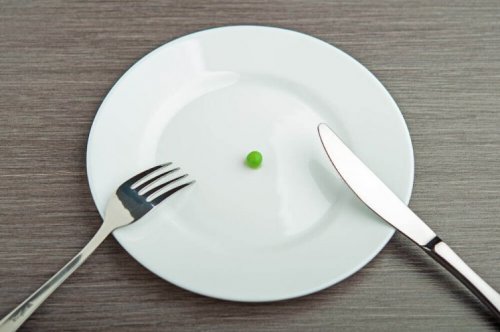 Petit pois sur une assiette