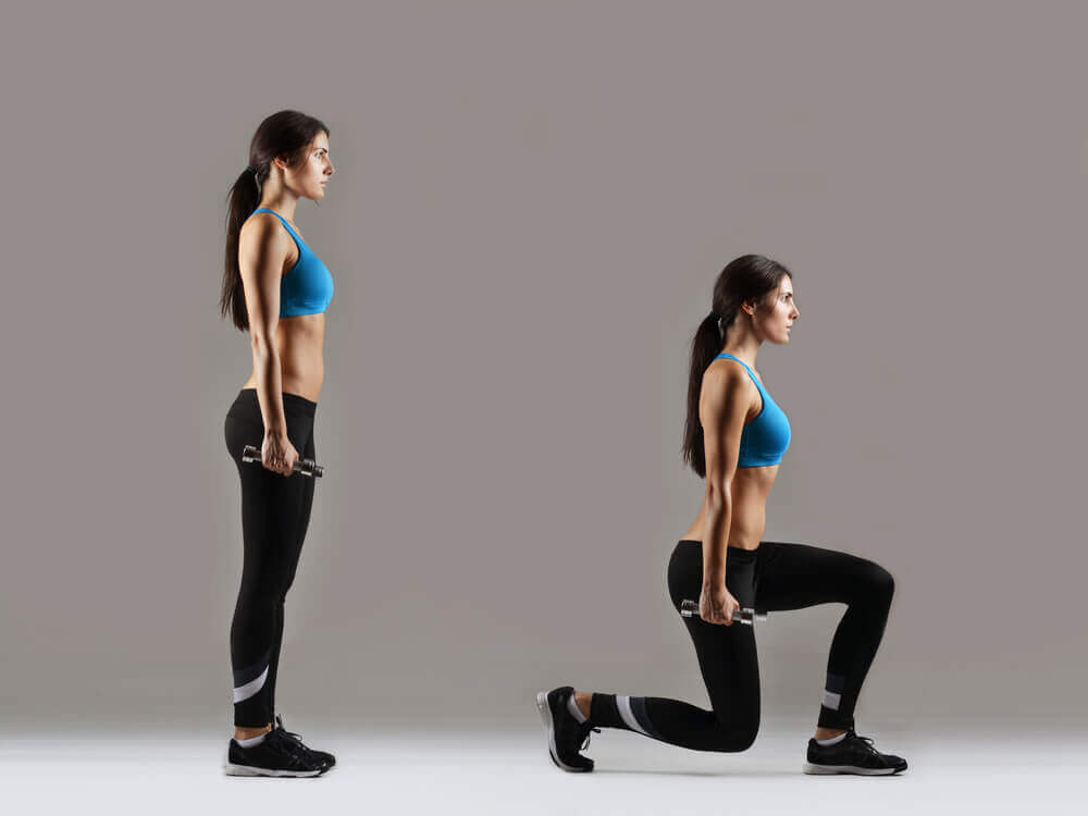 les estocades, exercice anti-cellulite