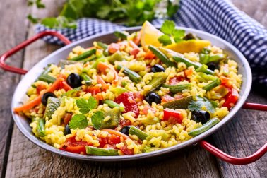 Comment préparer une paella végétarienne faible en calories ?