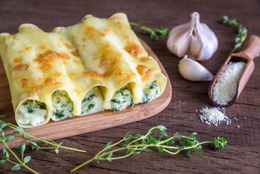 2 recettes de cannelloni aux légumes