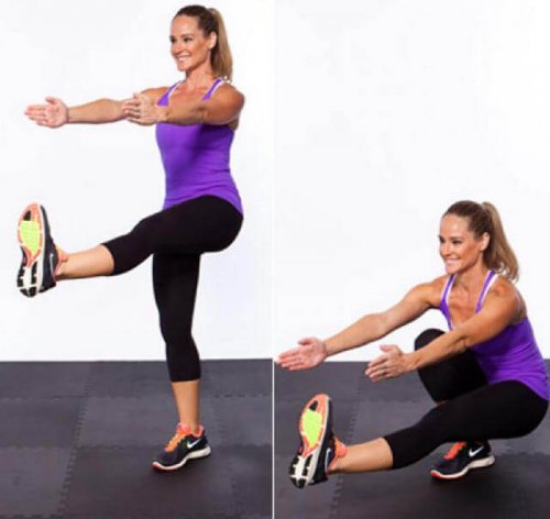 les squats "pistolet" pour des jambes plus fortes