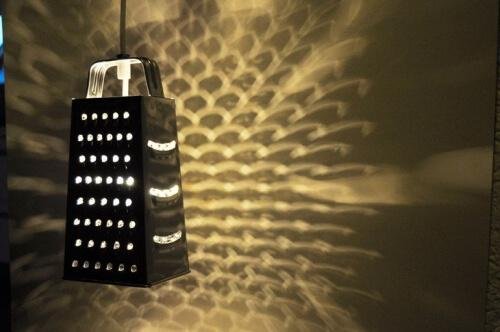 Lampes décoratives avec une râpe