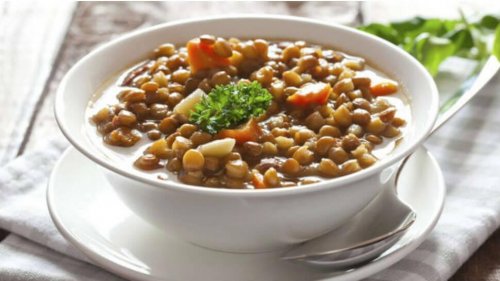 recette de lentilles aux légumes